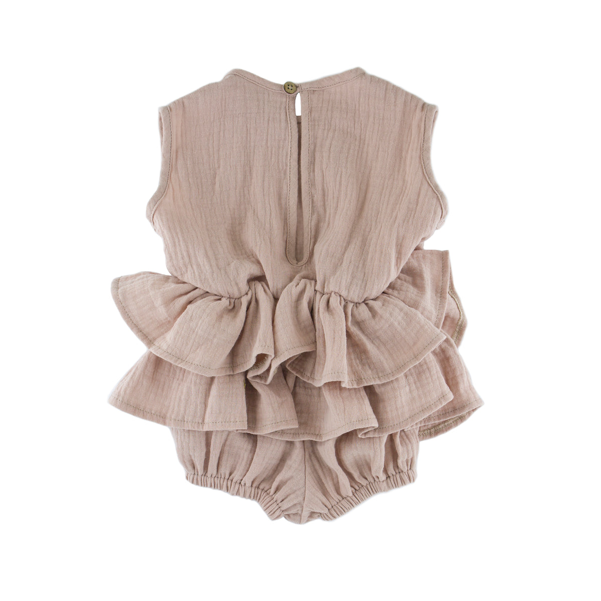 Baby girl sleeveless sales romper