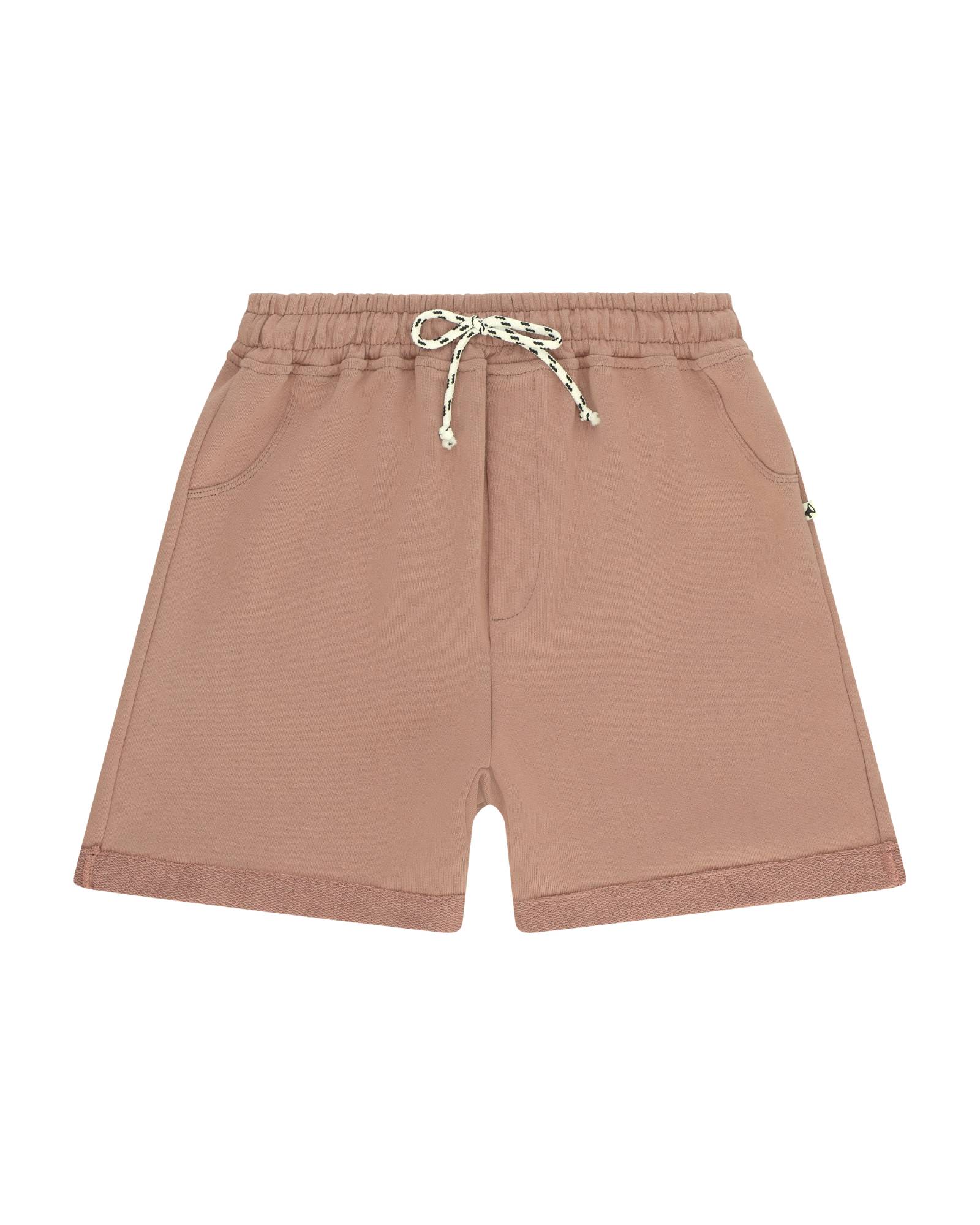 Boys Jog Shorts by Cos I Said So in the color Praline, comes in Organic Cotton.