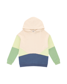 Unisex Color Block Hoodie by Cos I Said So in high quality Organic Cotton. Hoodie shown in the colors Crystal Gray, Lime Cream, Fair Green and Vintage Indigo.